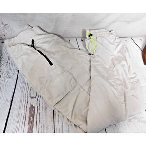 Calvin Klein Performance Women Khaki Color Size XS Pants/Joggers Cargo Pockets